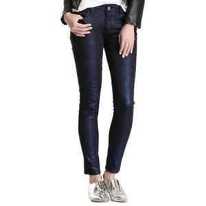 Romeo and Juliet Couture Snake Print Jeans